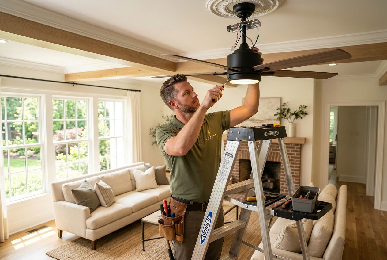 Ceiling Fan Installation — illustrative photo