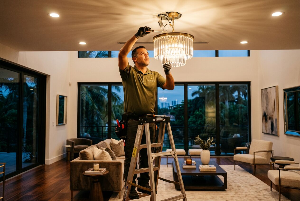 Lighting Installation — illustrative photo